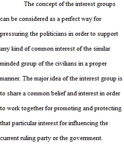 Interest Groups and Democracy